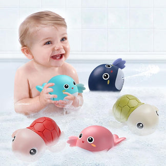 Learn Through Water Play using swimming animals for double the learning fun