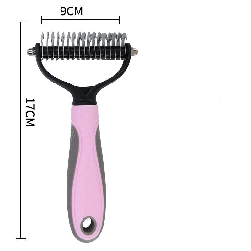 🥳2026 HOT SALE🥳Dual-Sided Pet Grooming Comb for Dogs & Cats