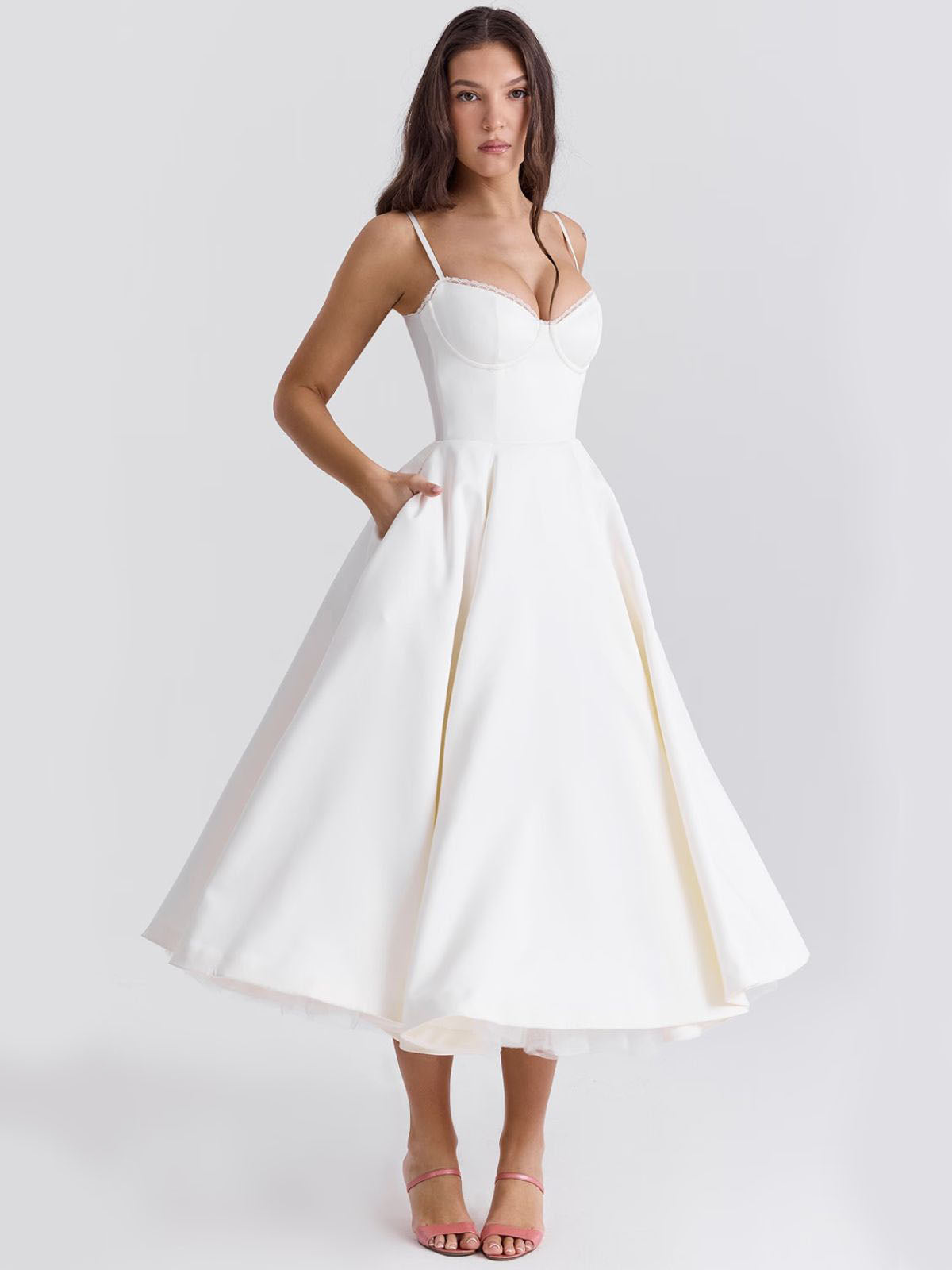Corset Midi Dress